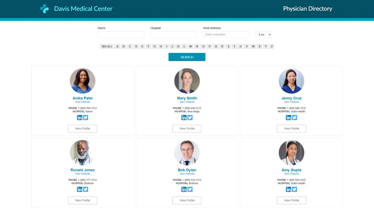 Patient portal app