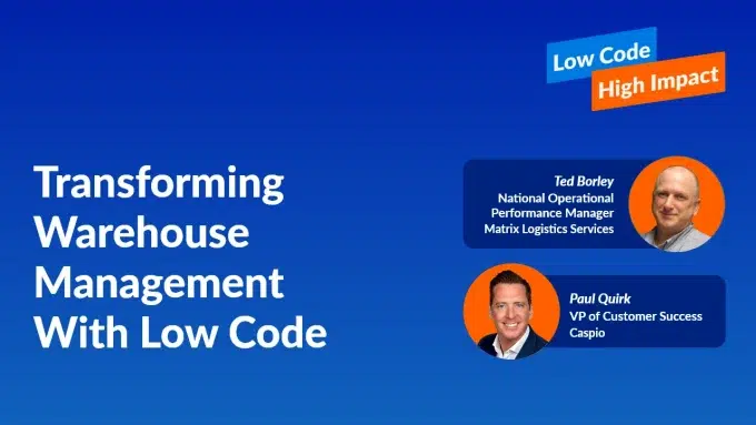 Transforming Warehouse Management With Low Code